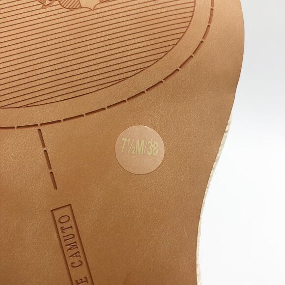 Vince Camuto Womens Bretandi Espadrille Wedge Heel Sandals Size 7.5 Ocean NIB - Picture 10 of 11